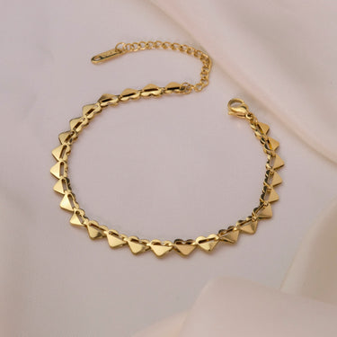 Gold Heart Anklet