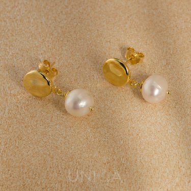 Pearl Drop Stud Earrings | 925 Sterling Silver