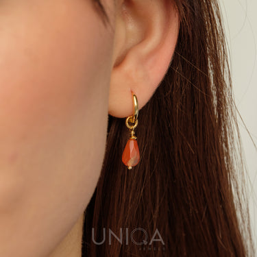 Carnelian Earrings | 925 Sterling silver