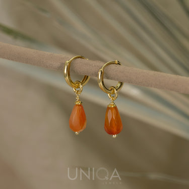 Carnelian Earrings | 925 Sterling silver