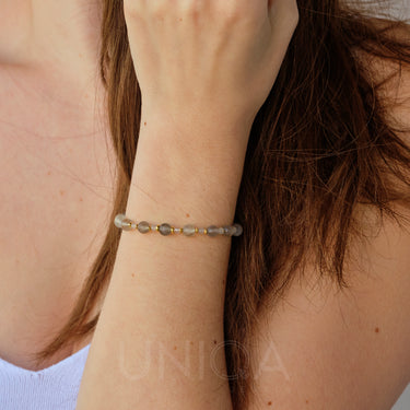 Grey Moonstone Bracelet | 925 Sterling silver