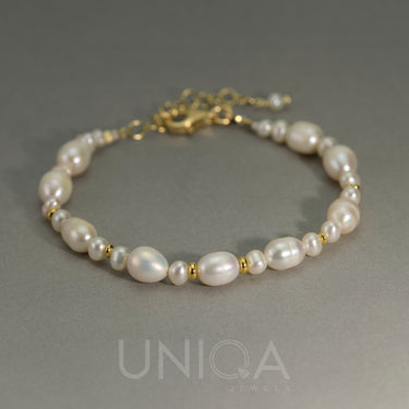 Irregular Pearls Bracelet | 925 Sterling silver