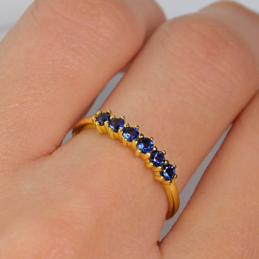 Ema Blue Ring | 925 Sterling silver