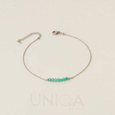 Amazonite Anklet | Stainless steel