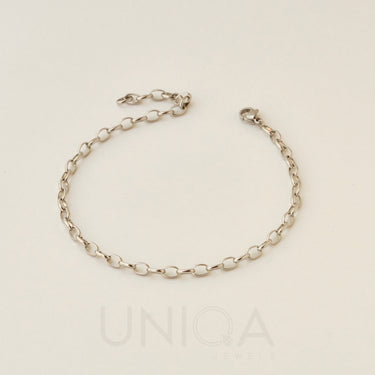 Oval Chain Anklet | Stainless steel