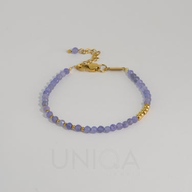 Bracciale con pietre Tanzanite | Argento 925