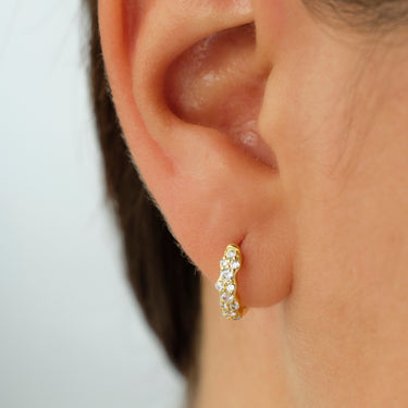 Evelin Mini Earrings | 925 Sterling silver