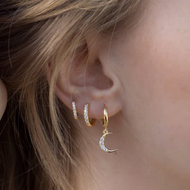 Big Moon Earrings | 925 Sterling Silver