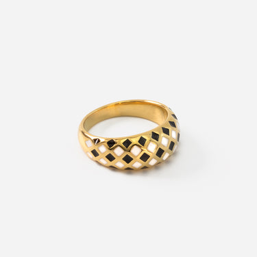 Giada Ring | 18 kt gold plated steel