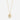 Ista Necklace with initial pendant | 18 kt gold plated steel