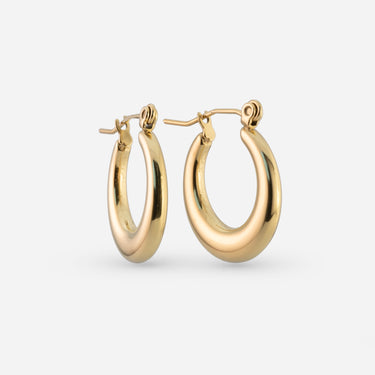 Oval Earrings | Stainless Steel