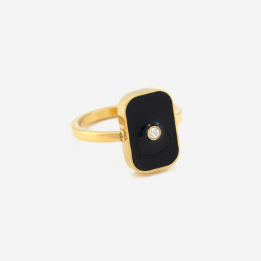 Petra Ring | 18 kt gold plated steel